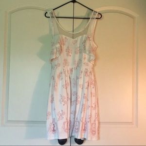 Beauty and the Beast Cold Shoulder Dress
